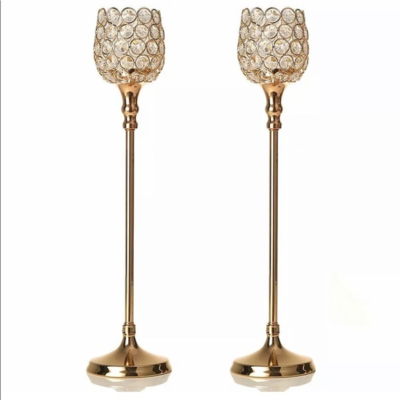 Candle Holder Lamp Tea Light Stand Centerpiece - Picture 2 of 6